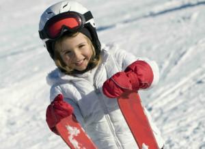 children ski lesson